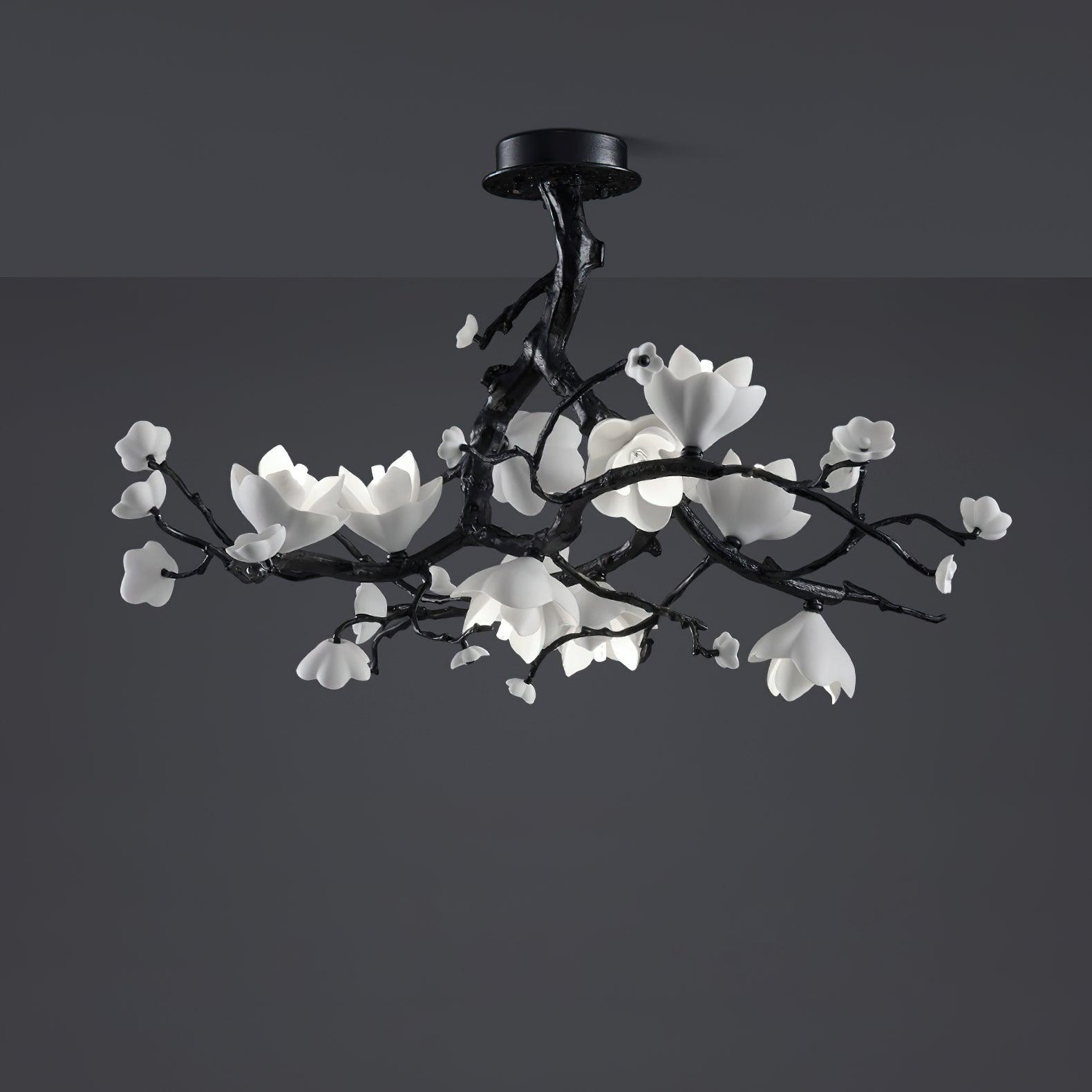 Black Copper Tree Chandelier - Lamp Outdoor