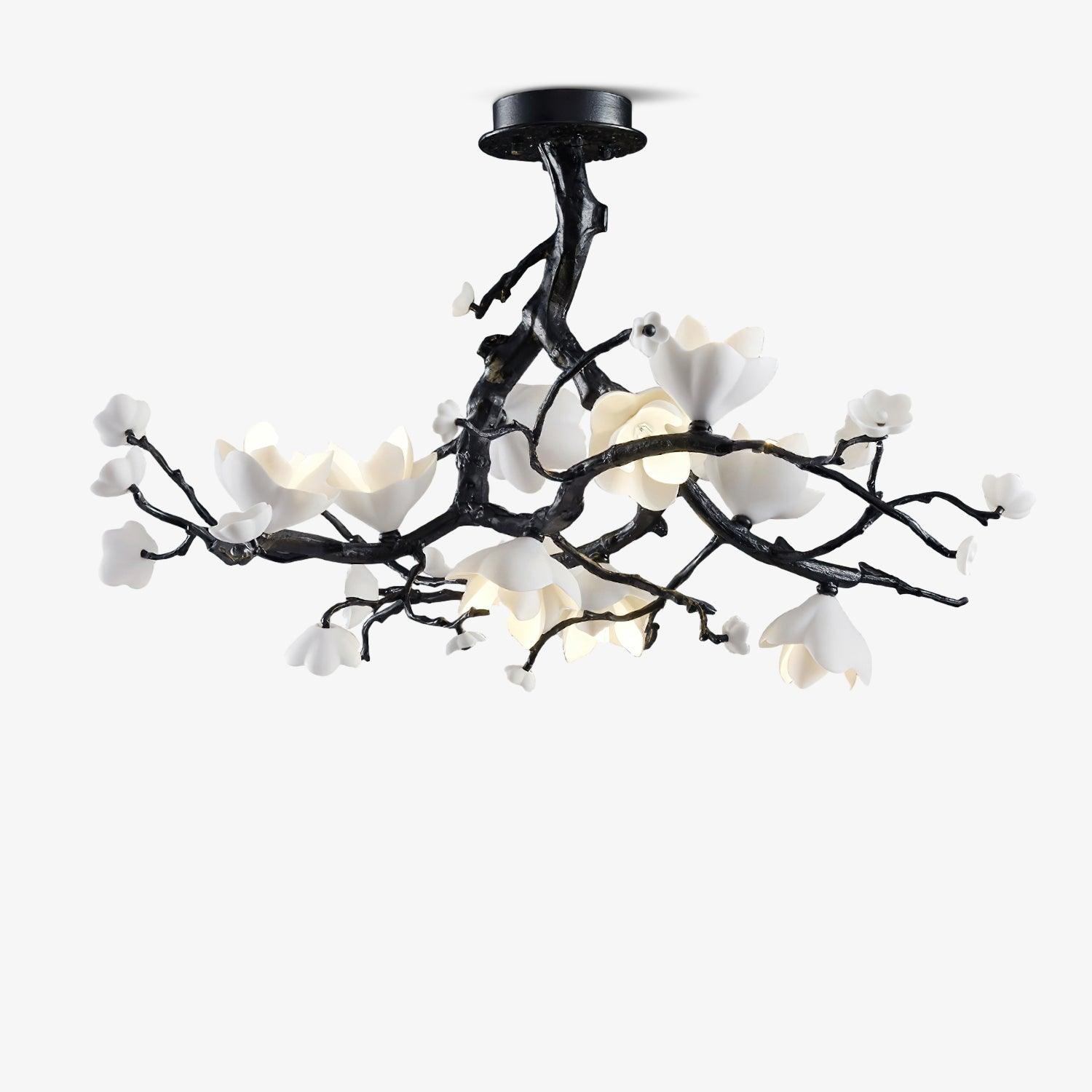 Black Copper Tree Chandelier - Lamp Outdoor