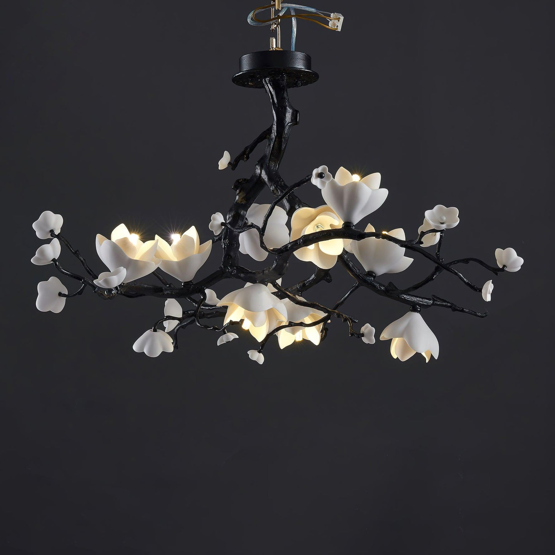 Black Copper Tree Chandelier - Lamp Outdoor