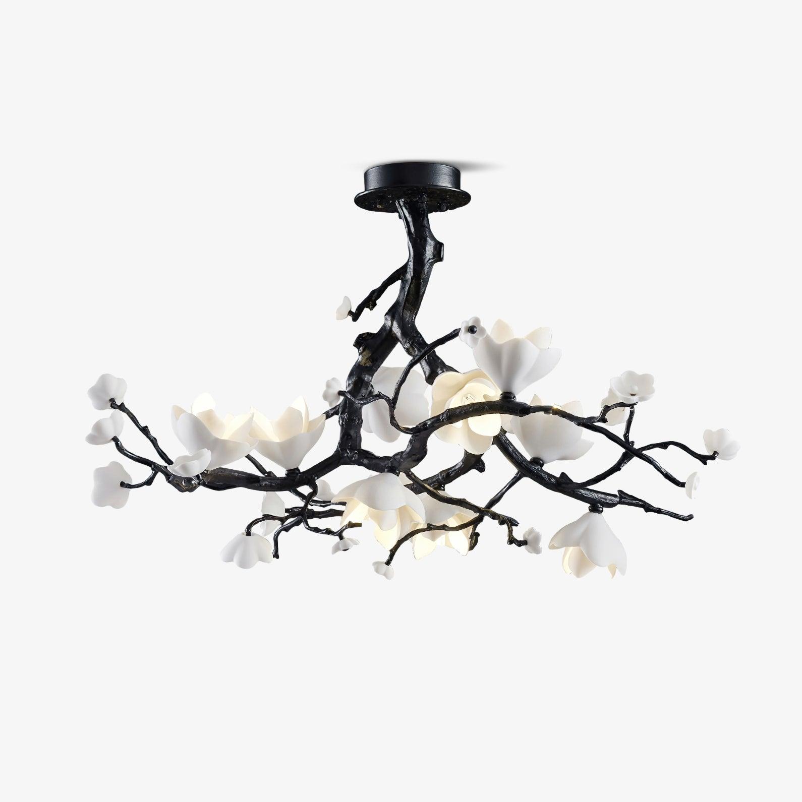 Black Copper Tree Chandelier - Lamp Outdoor