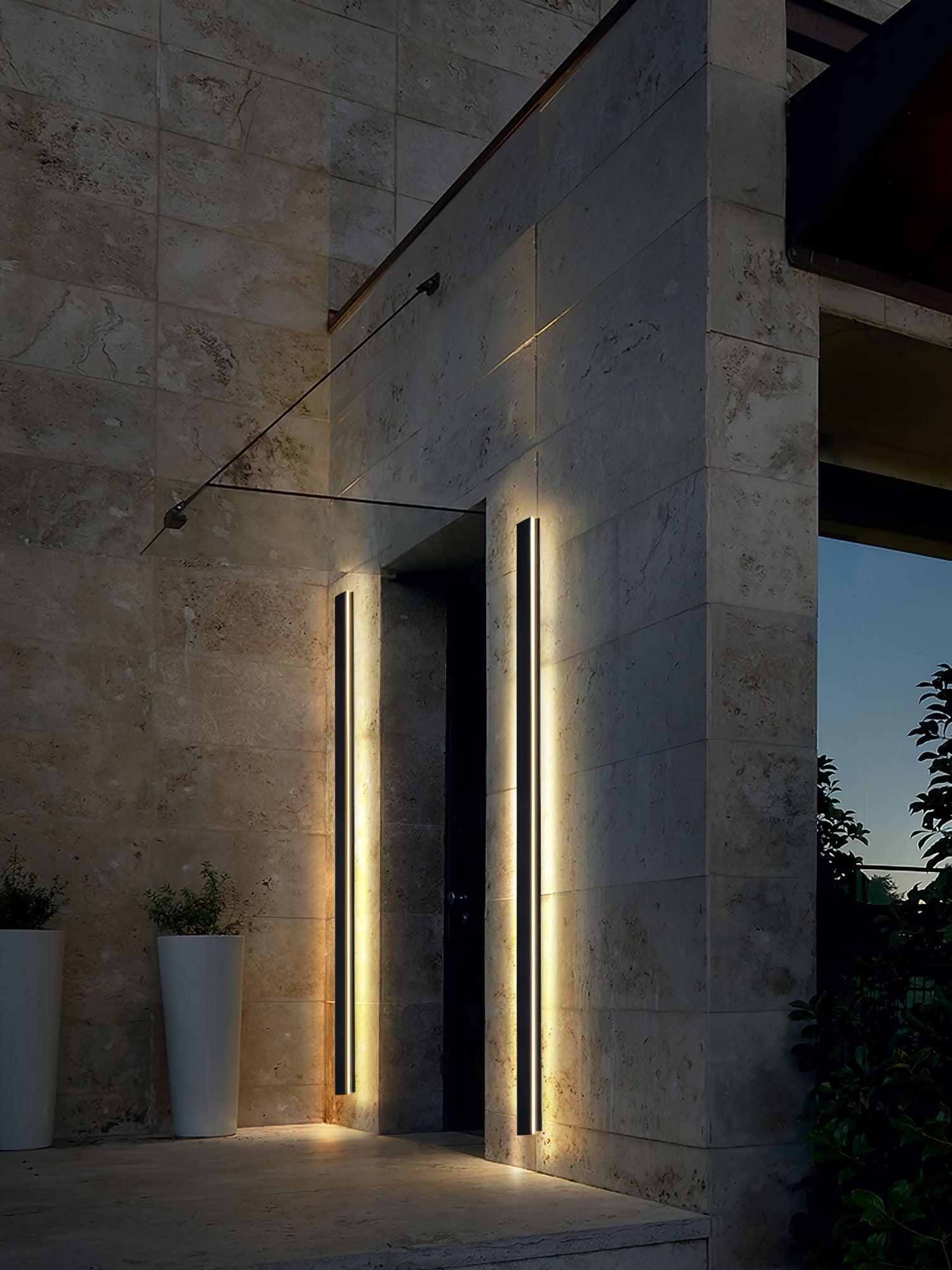 Long Strip Solar Outdoor Sconce - Lamp Outdoor