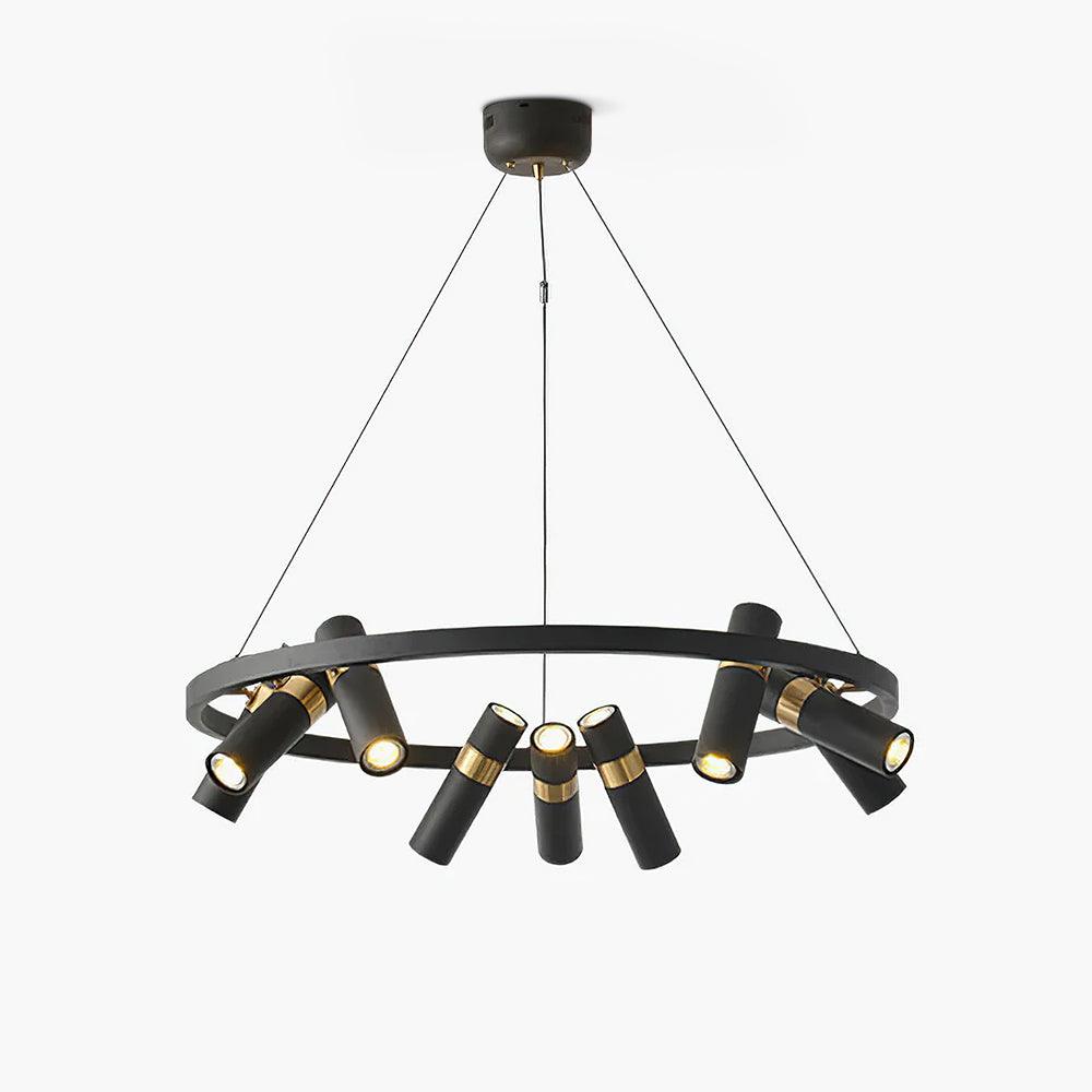 Nova Industrial Acrylic Chandelier - Lamp Outdoor