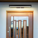Outdoor Motion Sensor Black Rectangle Wall Light - Lamp Outdoor