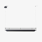 Black Roof LED Chandelier - Lamp Outdoor