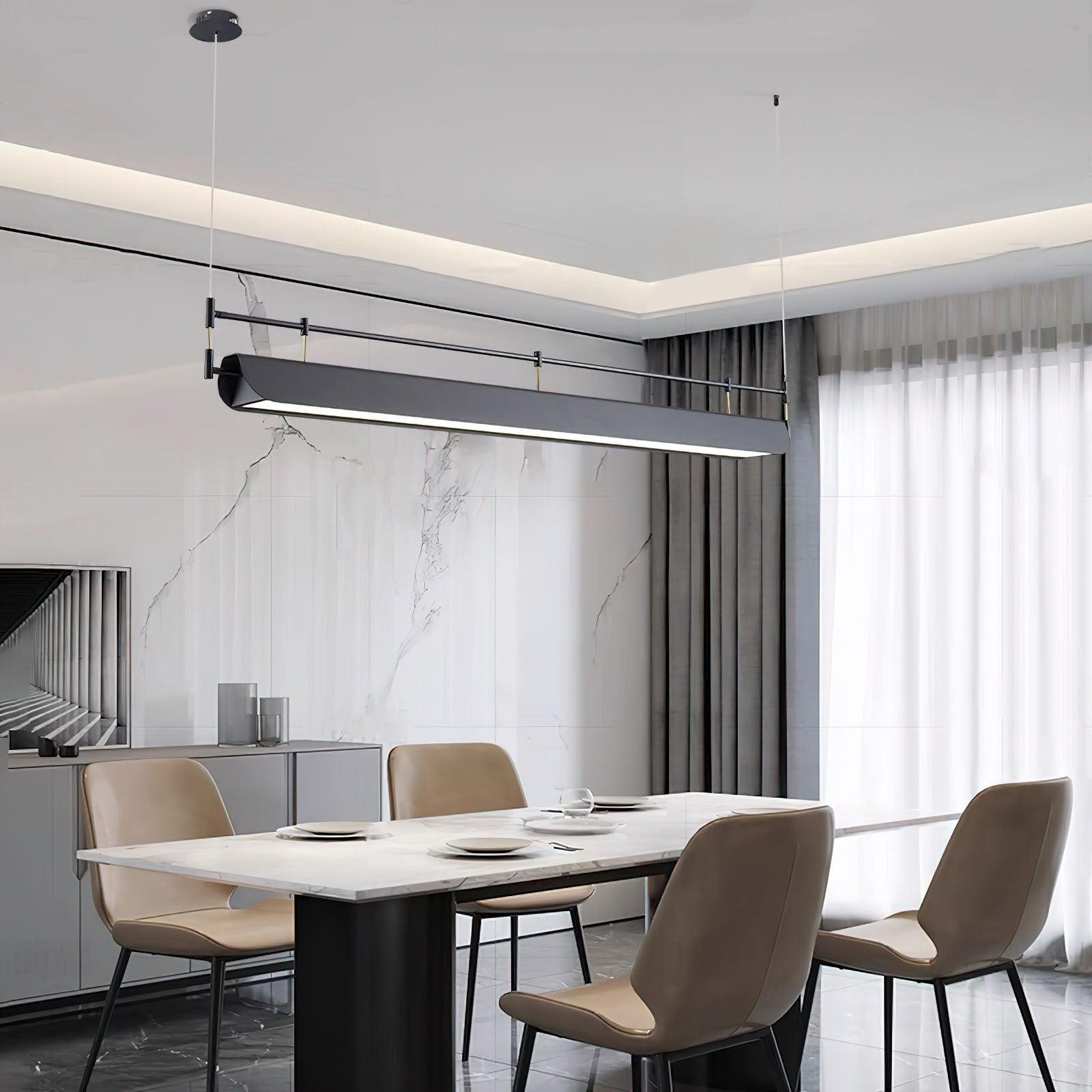 Black Roof LED Chandelier - Lamp Outdoor