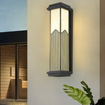 Waterproof Solar Powered Automatic Charging Outdoor Wall Lights with Remote - Lamp Outdoor