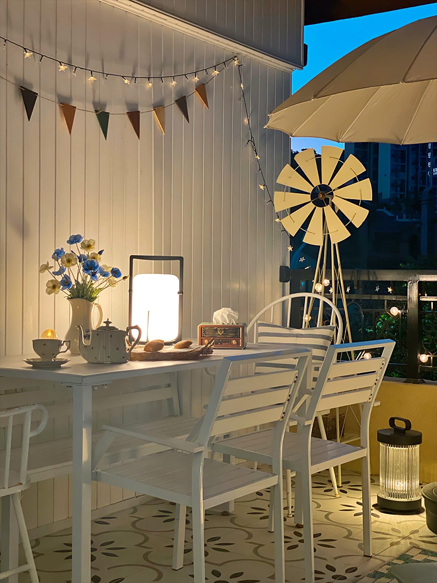 Black Twilight Lantern Table Lamp - Lamp Outdoor