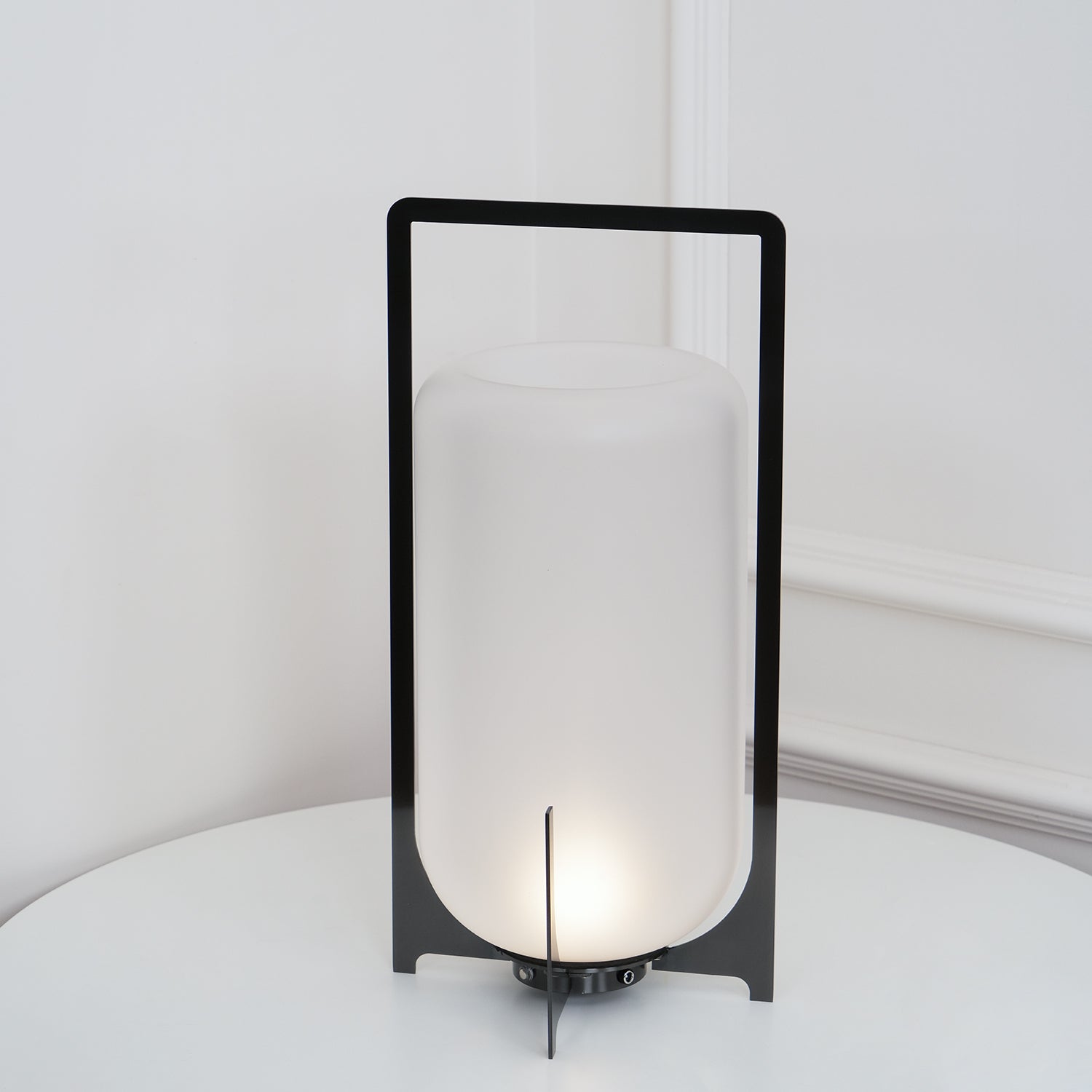 Black Twilight Lantern Table Lamp - Lamp Outdoor