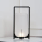 Black Twilight Lantern Table Lamp - Lamp Outdoor