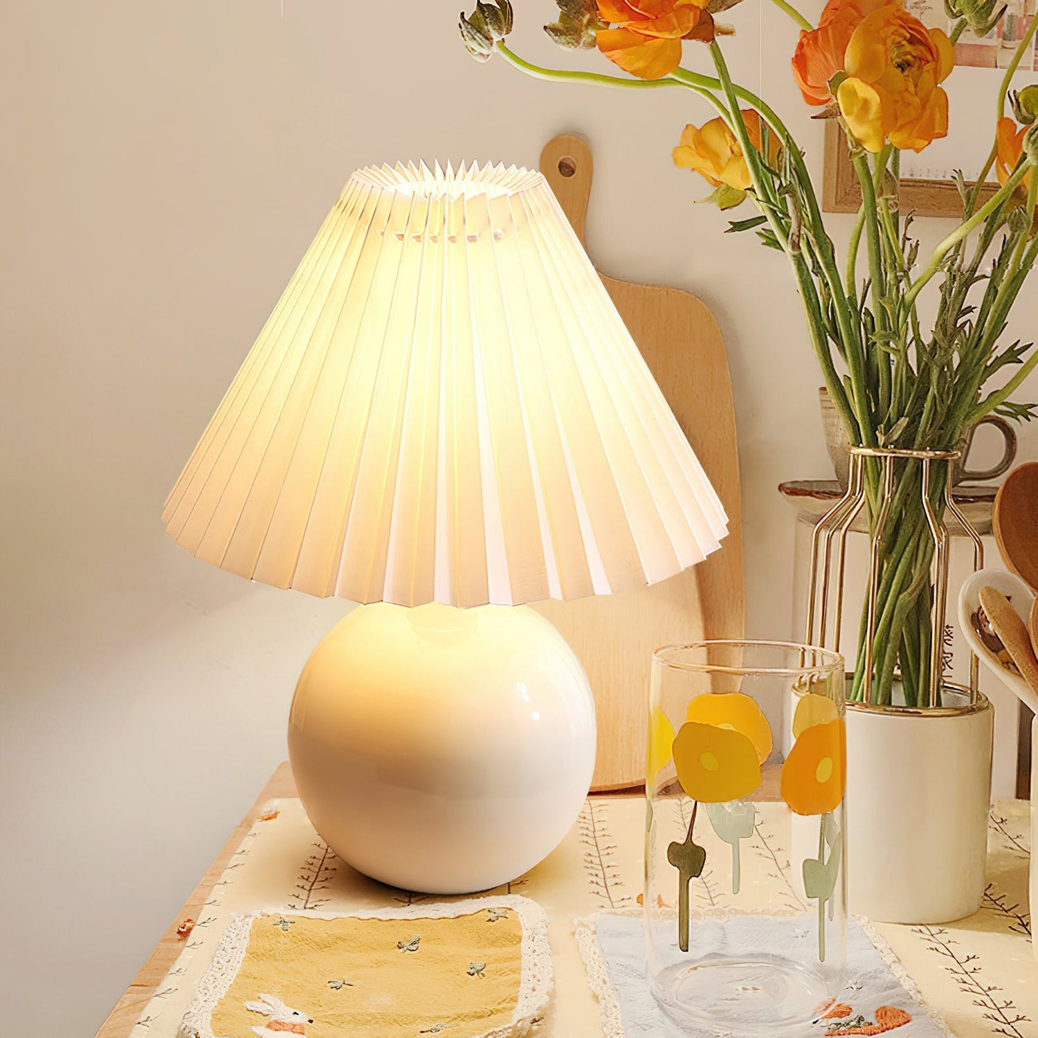 Bloom Contemporary Ceramic Table Lamp