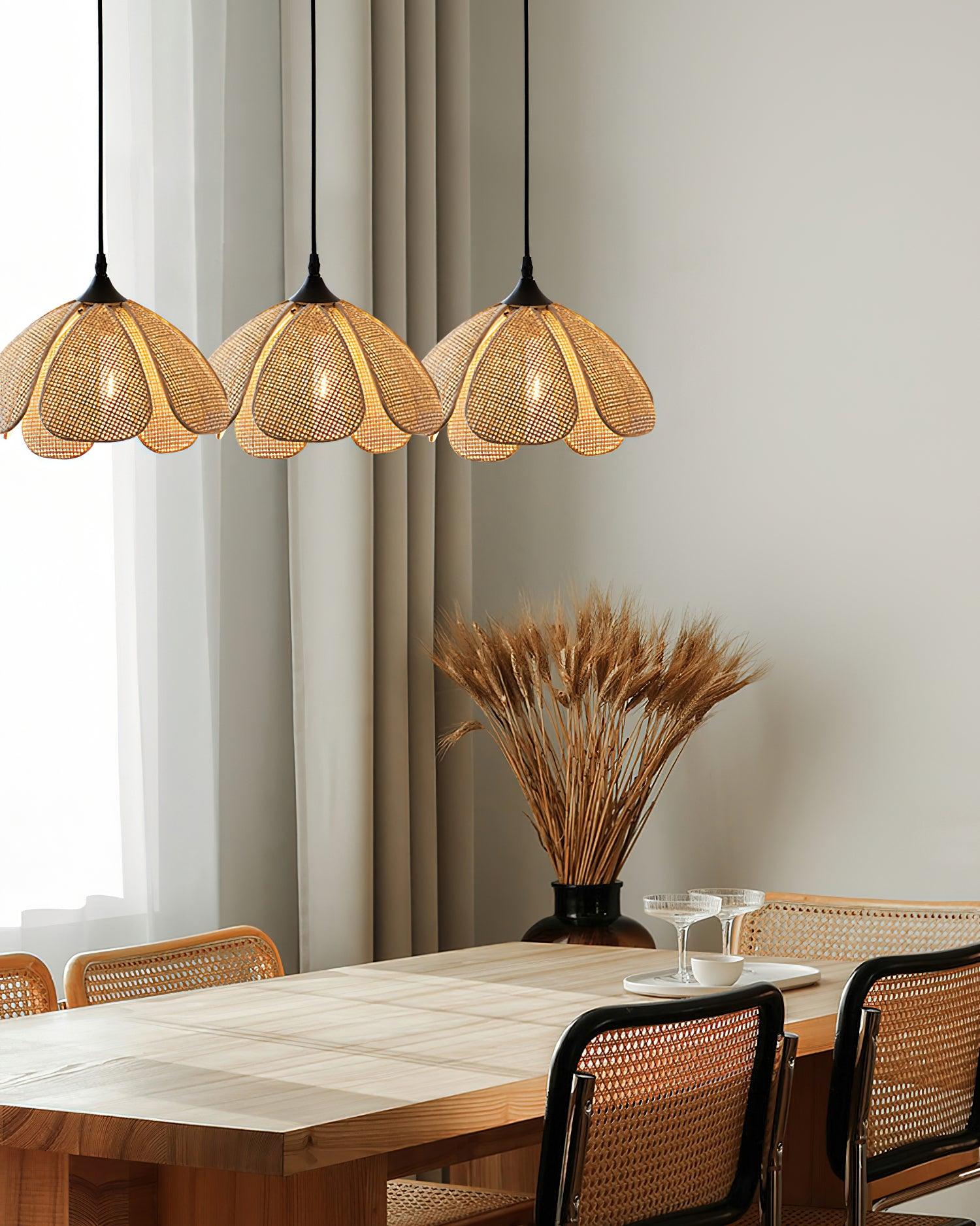 Bloom Rattan Pendant Lamp - Lamp Outdoor