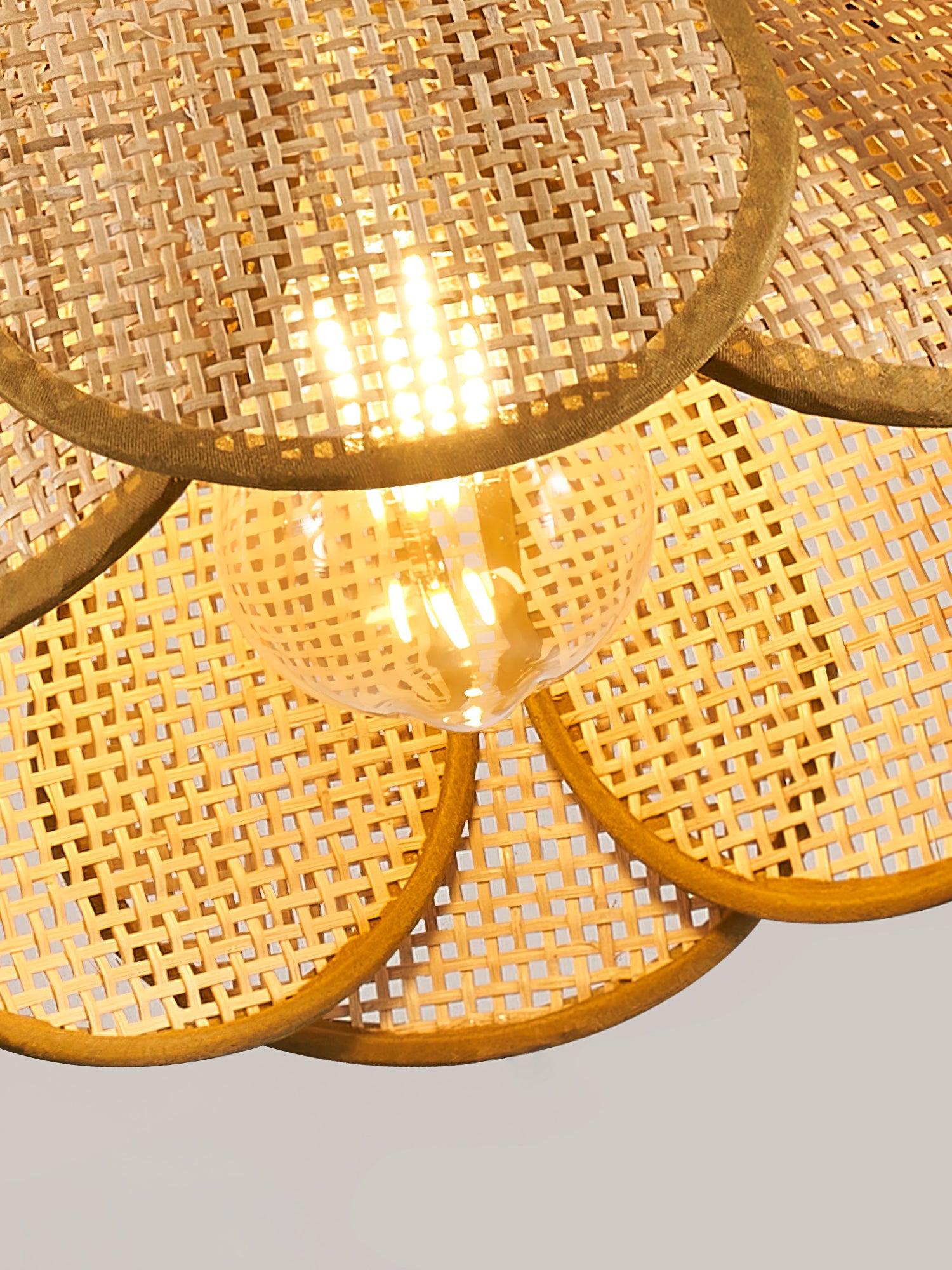 Bloom Rattan Pendant Lamp - Lamp Outdoor