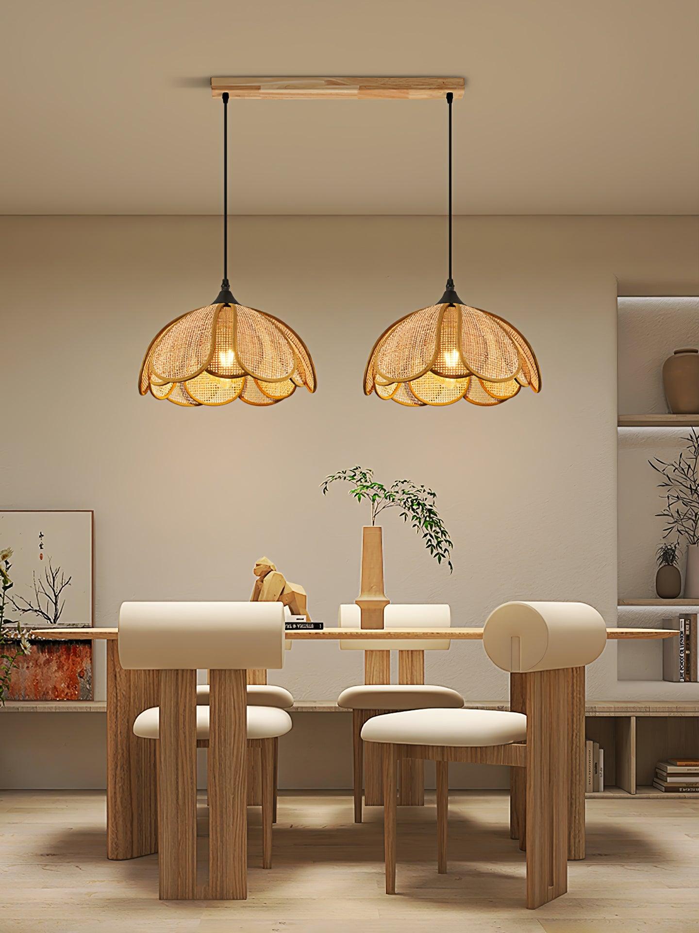 Bloom Rattan Pendant Lamp - Lamp Outdoor