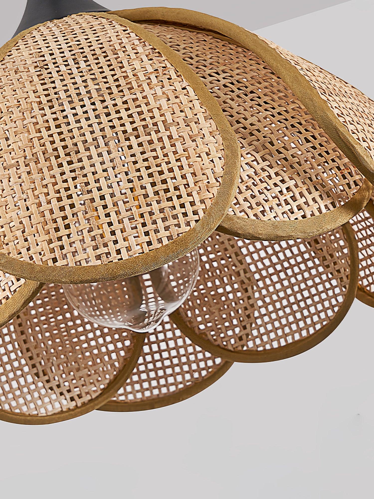 Bloom Rattan Pendant Lamp - Lamp Outdoor
