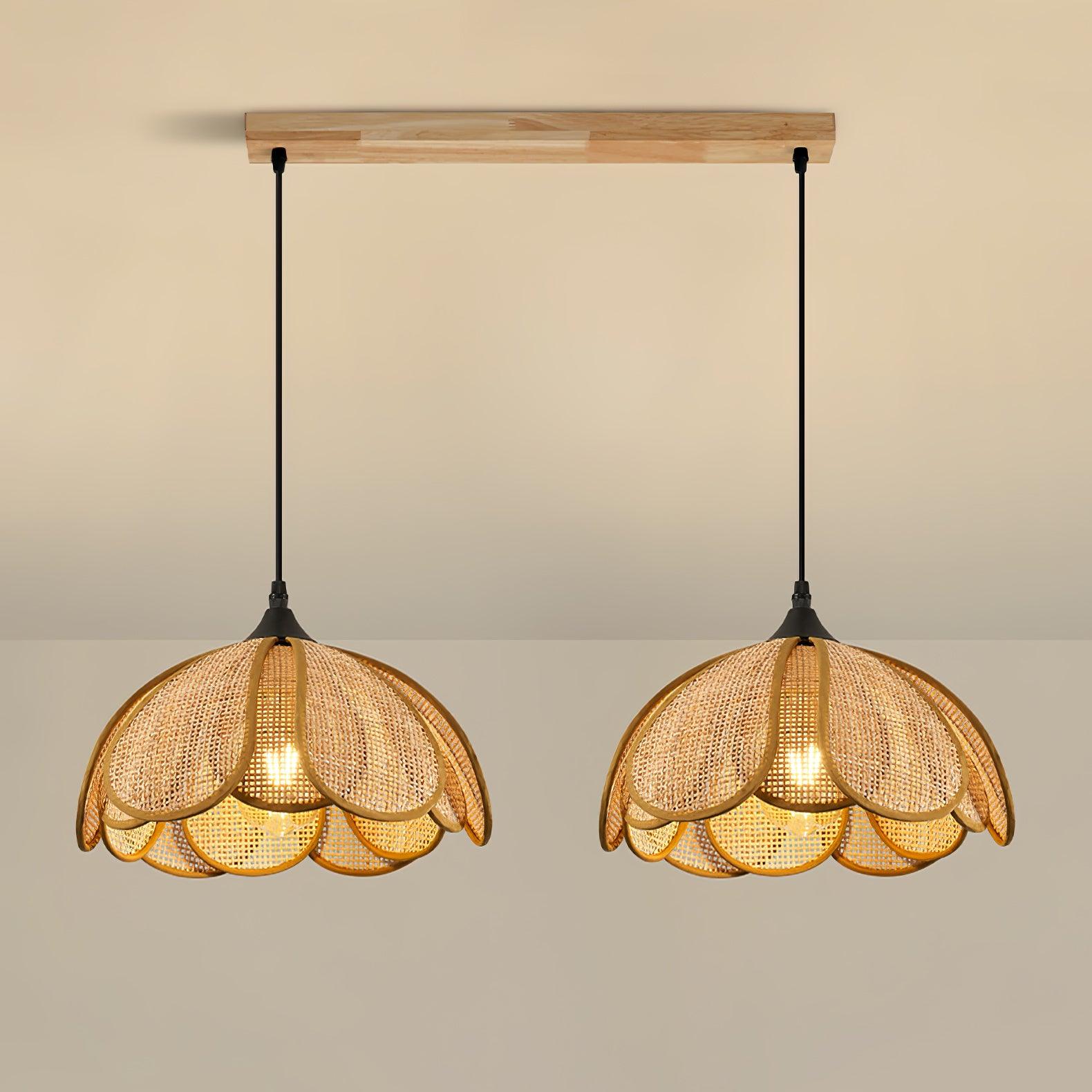 Bloom Rattan Pendant Lamp - Lamp Outdoor