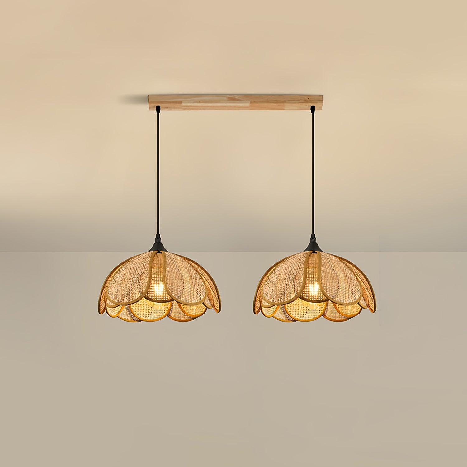 Bloom Rattan Pendant Lamp - Lamp Outdoor