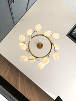 Porcelain Magnolia Chandelier - Lamp Outdoor