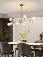 Porcelain Magnolia Chandelier - Lamp Outdoor
