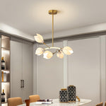 Porcelain Magnolia Chandelier - Lamp Outdoor