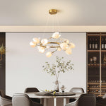 Porcelain Magnolia Chandelier - Lamp Outdoor