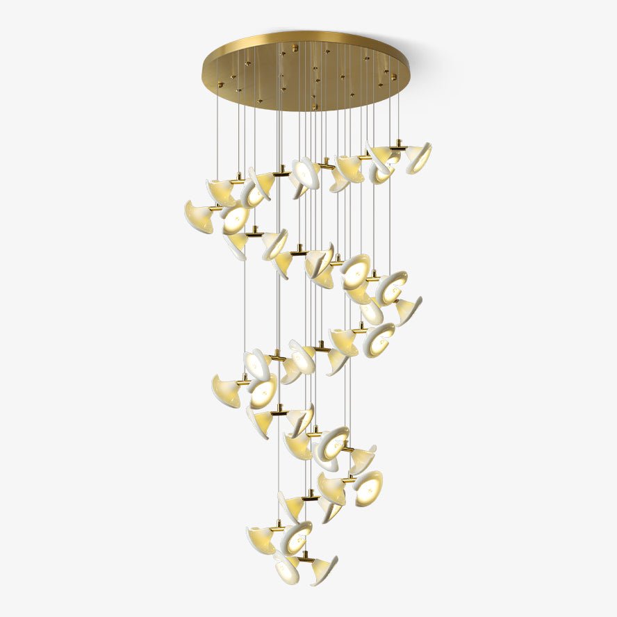 Ernoreth Art Deco Ceramic Chandelier - Lamp Outdoor