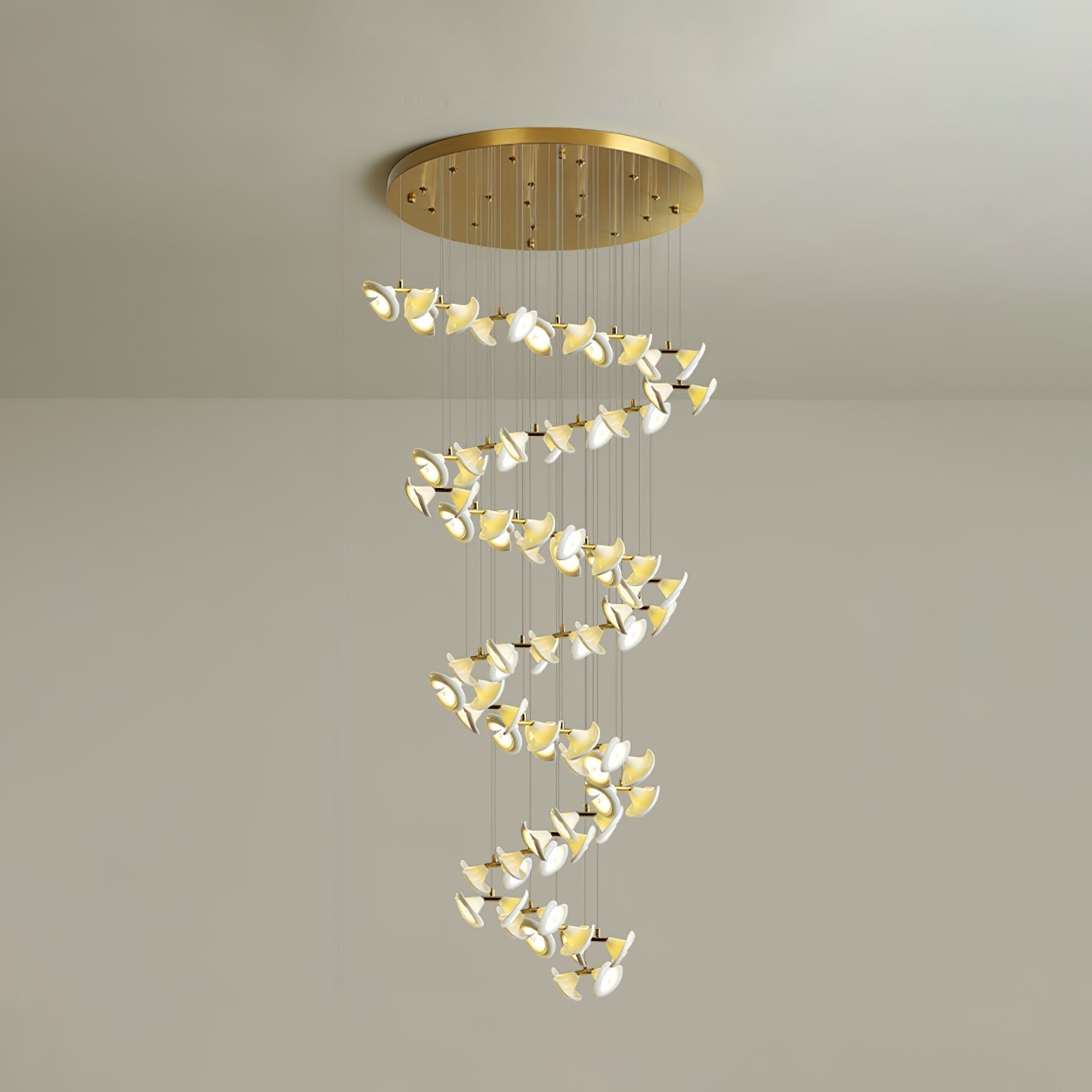Ernoreth Art Deco Ceramic Chandelier - Lamp Outdoor