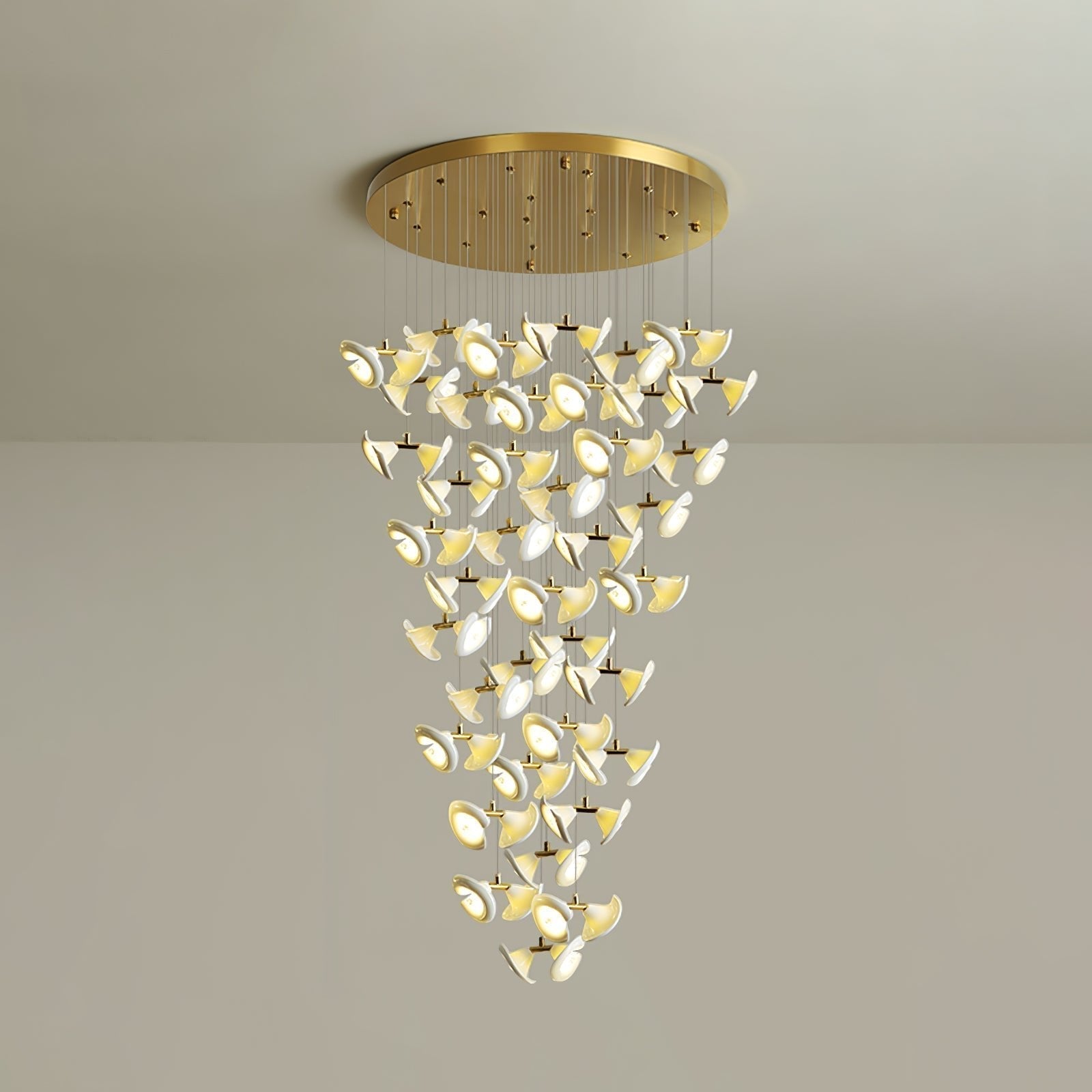 Ernoreth Art Deco Ceramic Chandelier - Lamp Outdoor