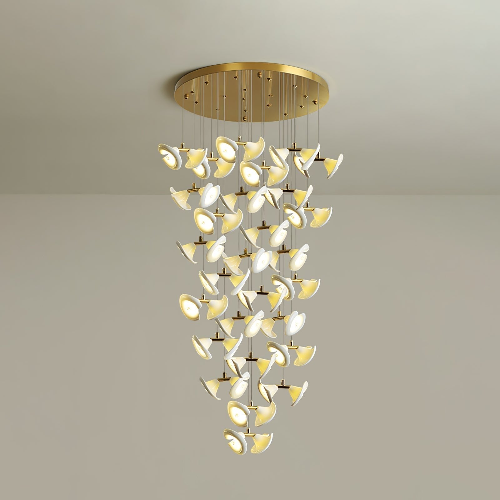 Ernoreth Art Deco Ceramic Chandelier - Lamp Outdoor