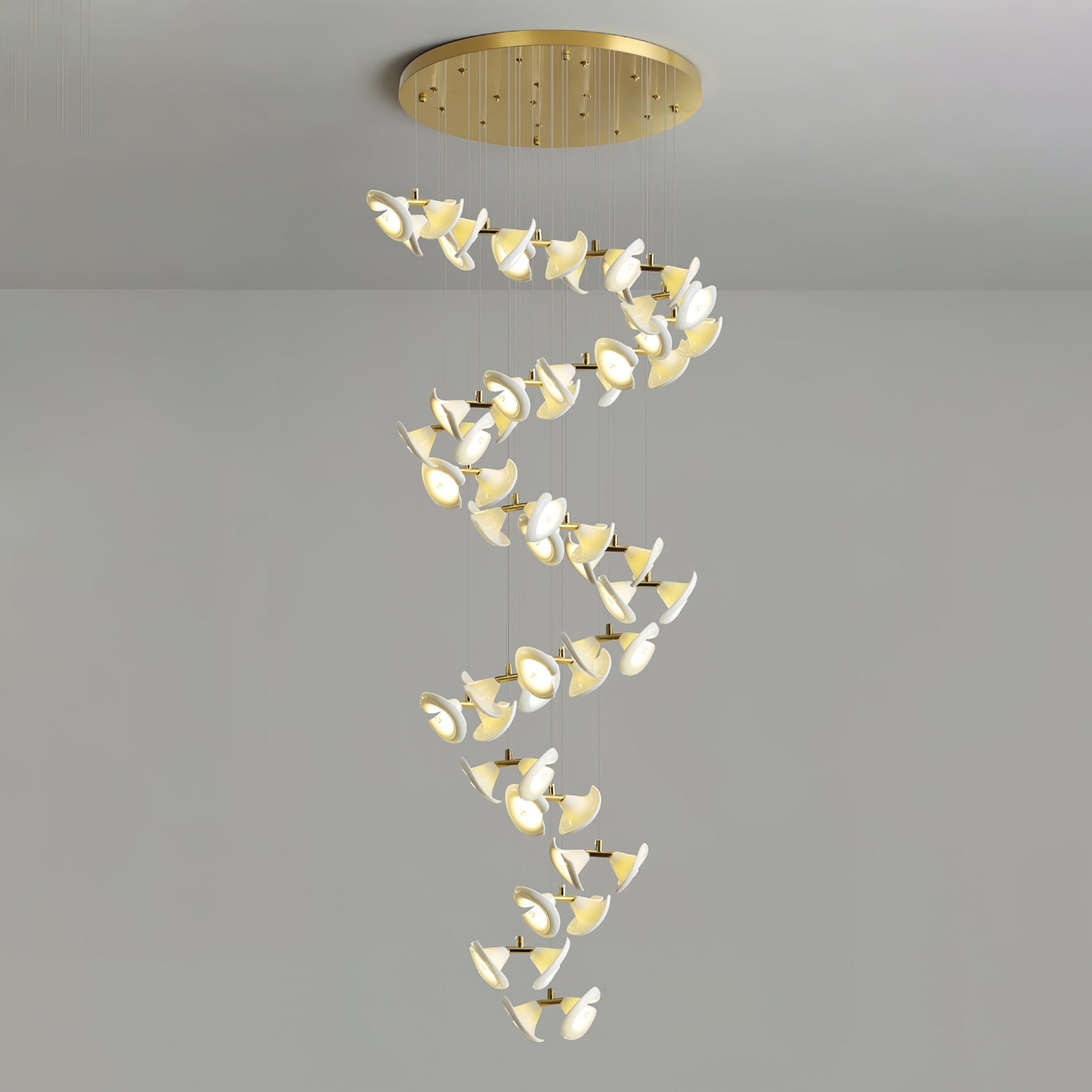 Ernoreth Art Deco Ceramic Chandelier - Lamp Outdoor