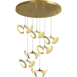 Ernoreth Art Deco Ceramic Chandelier - Lamp Outdoor