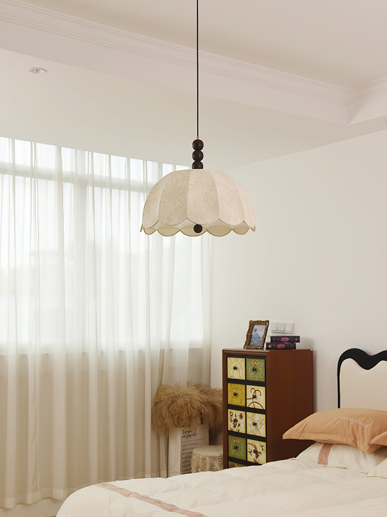 Blossom Fabric Pendant Light - Lamp Outdoor