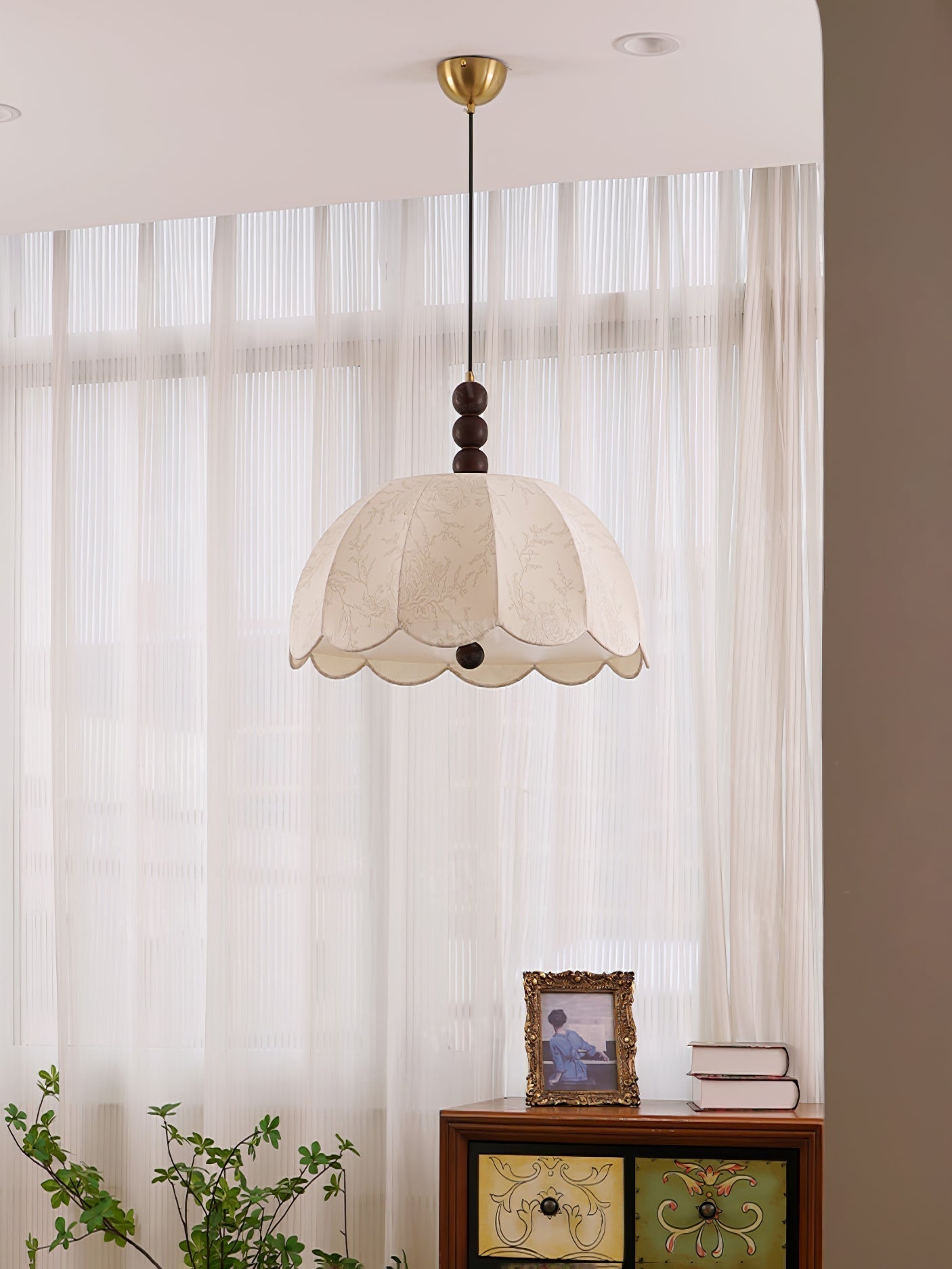 Blossom Fabric Pendant Light - Lamp Outdoor