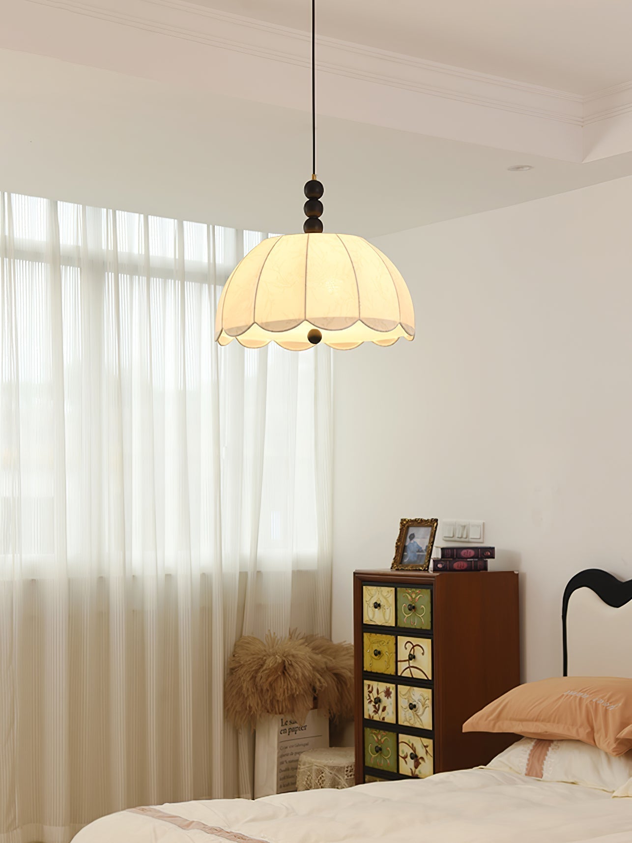 Blossom Fabric Pendant Light - Lamp Outdoor