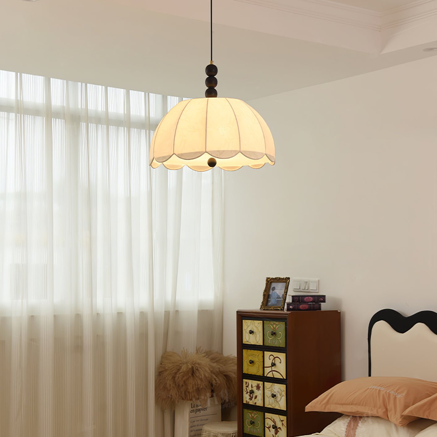 Blossom Fabric Pendant Light - Lamp Outdoor