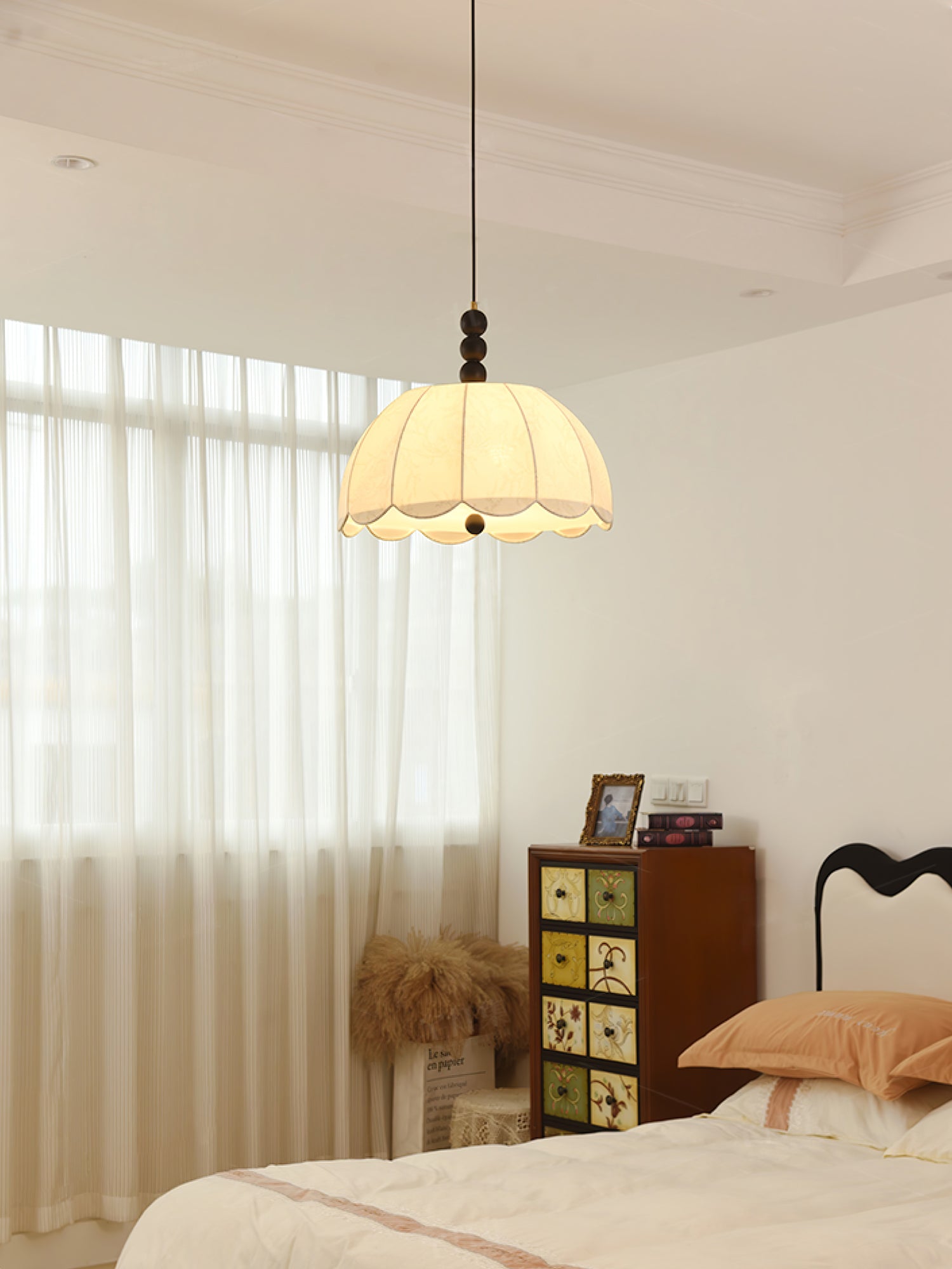 Blossom Fabric Pendant Light - Lamp Outdoor
