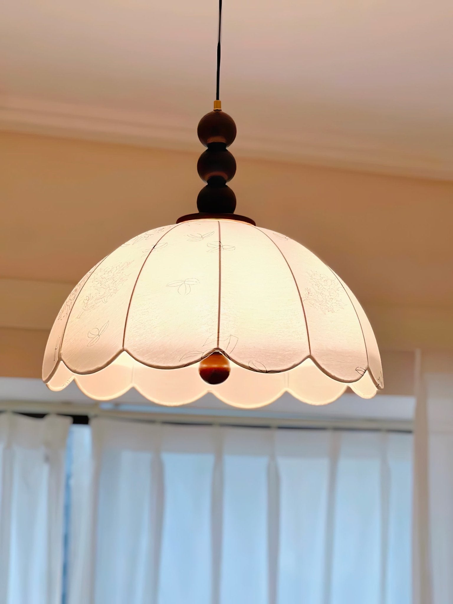Blossom Fabric Pendant Light - Lamp Outdoor