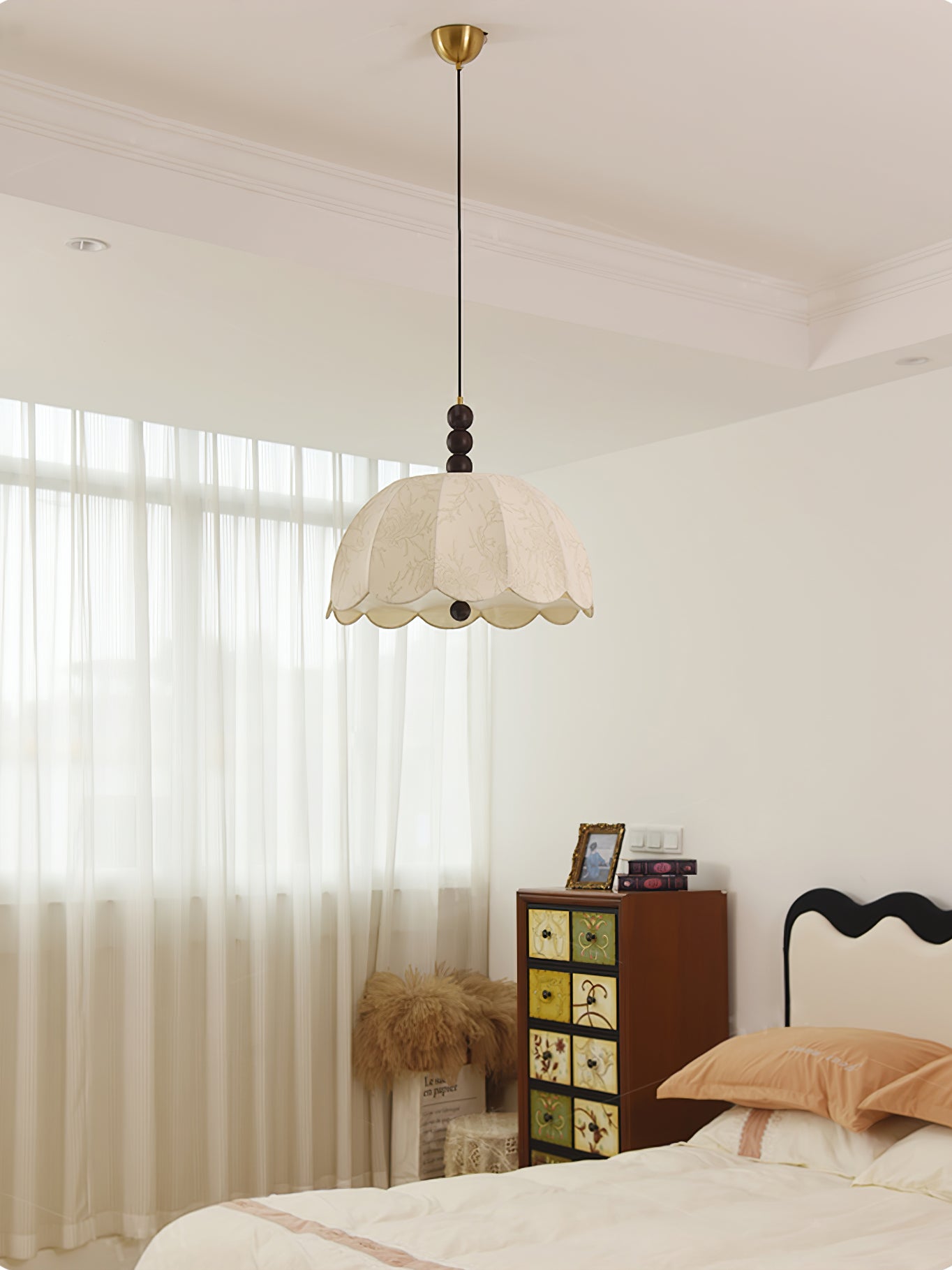 Blossom Fabric Pendant Light - Lamp Outdoor