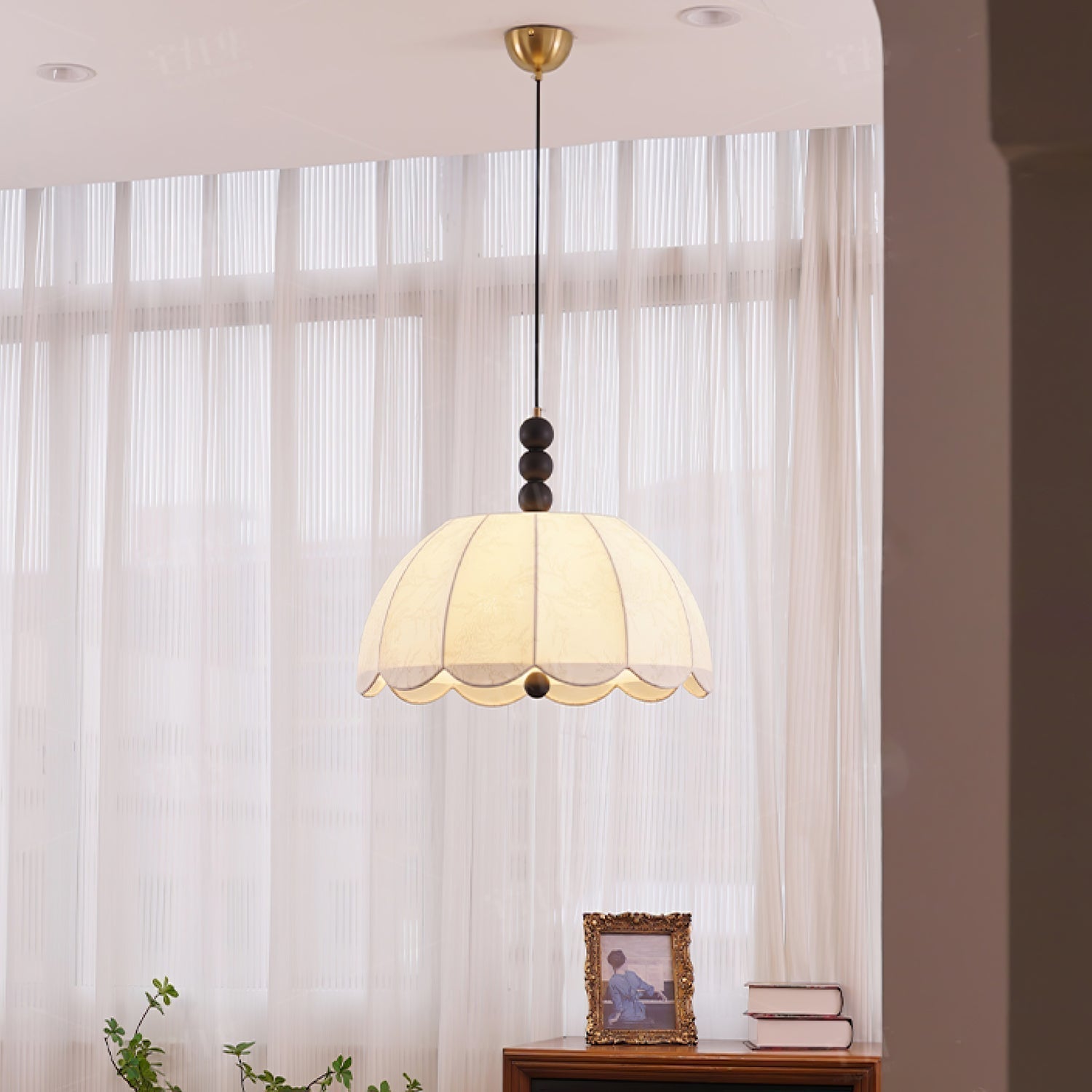 Blossom Fabric Pendant Light - Lamp Outdoor