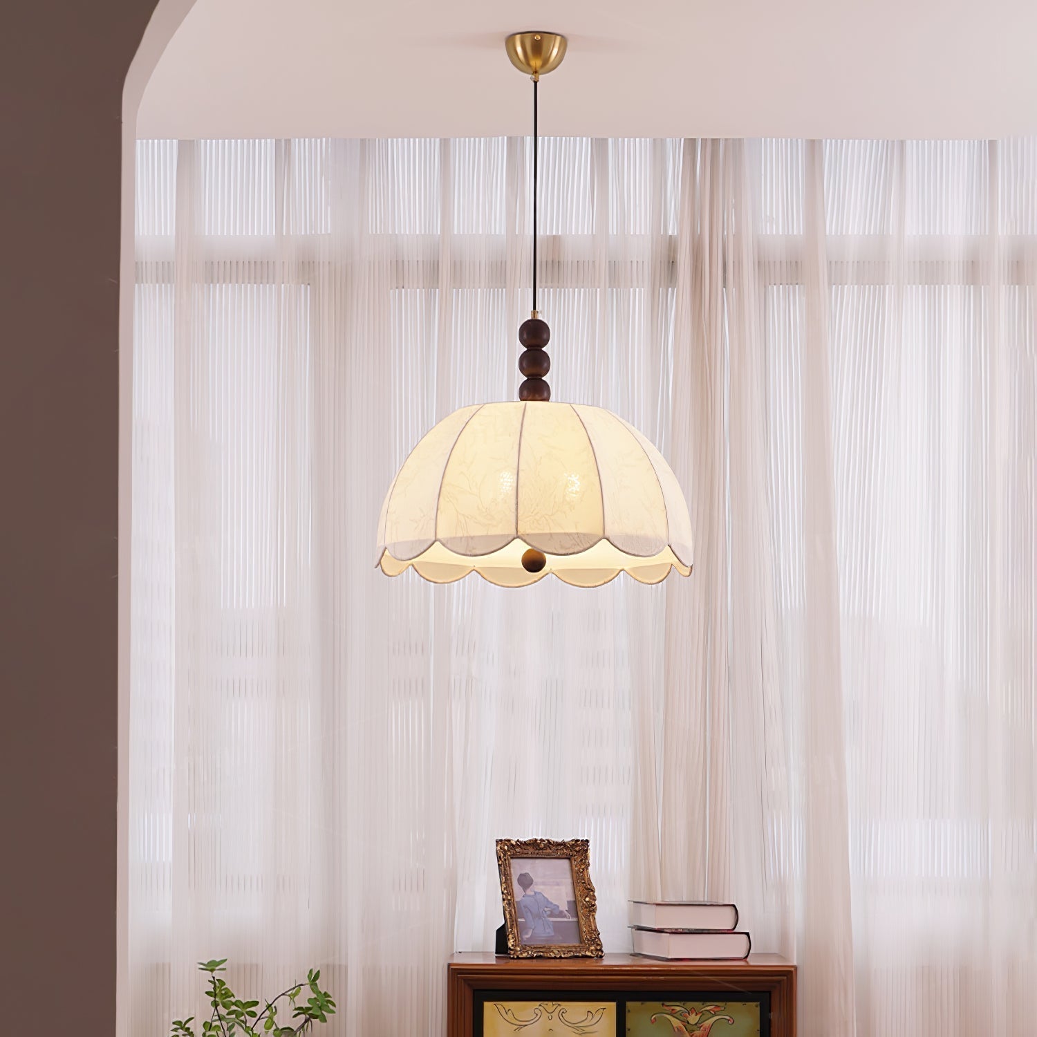 Blossom Fabric Pendant Light - Lamp Outdoor
