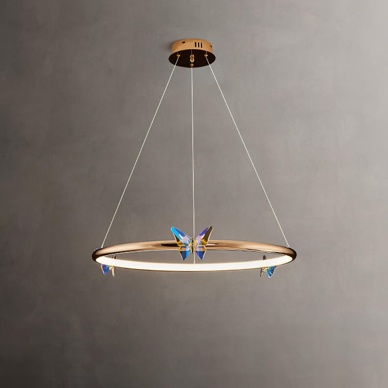 Blue Butterfly Chandelier - Lamp Outdoor