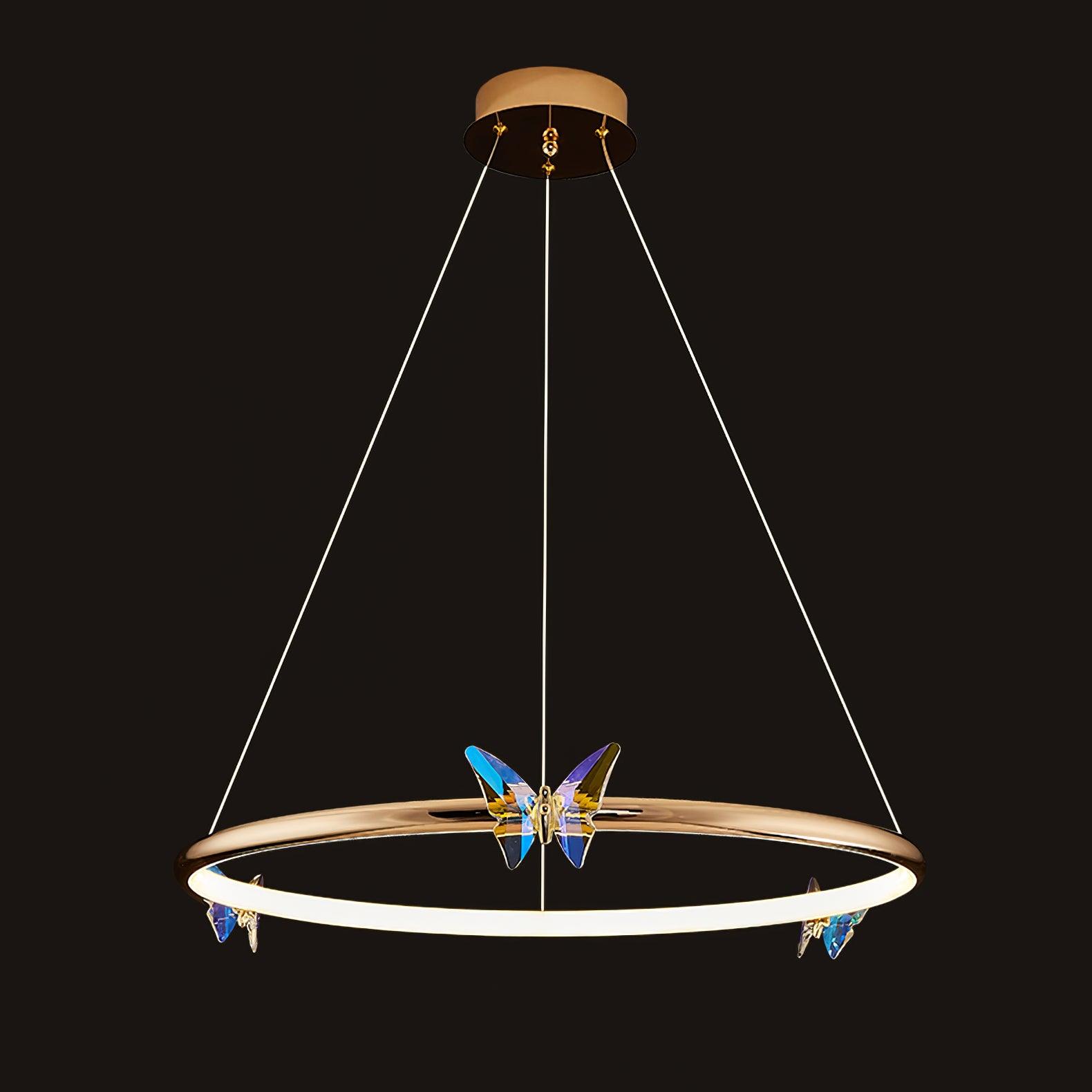 Blue Butterfly Chandelier - Lamp Outdoor