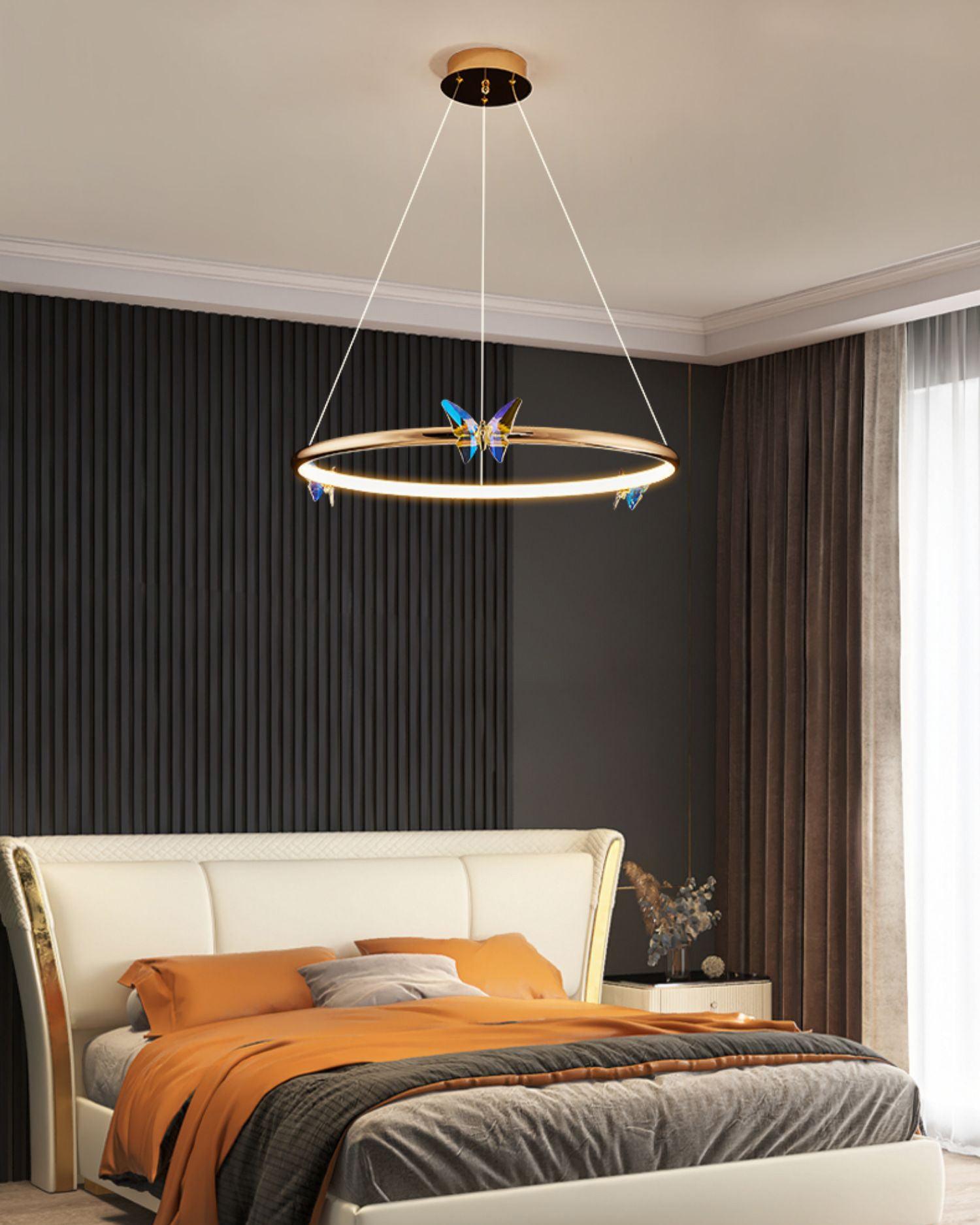 Blue Butterfly Chandelier - Lamp Outdoor