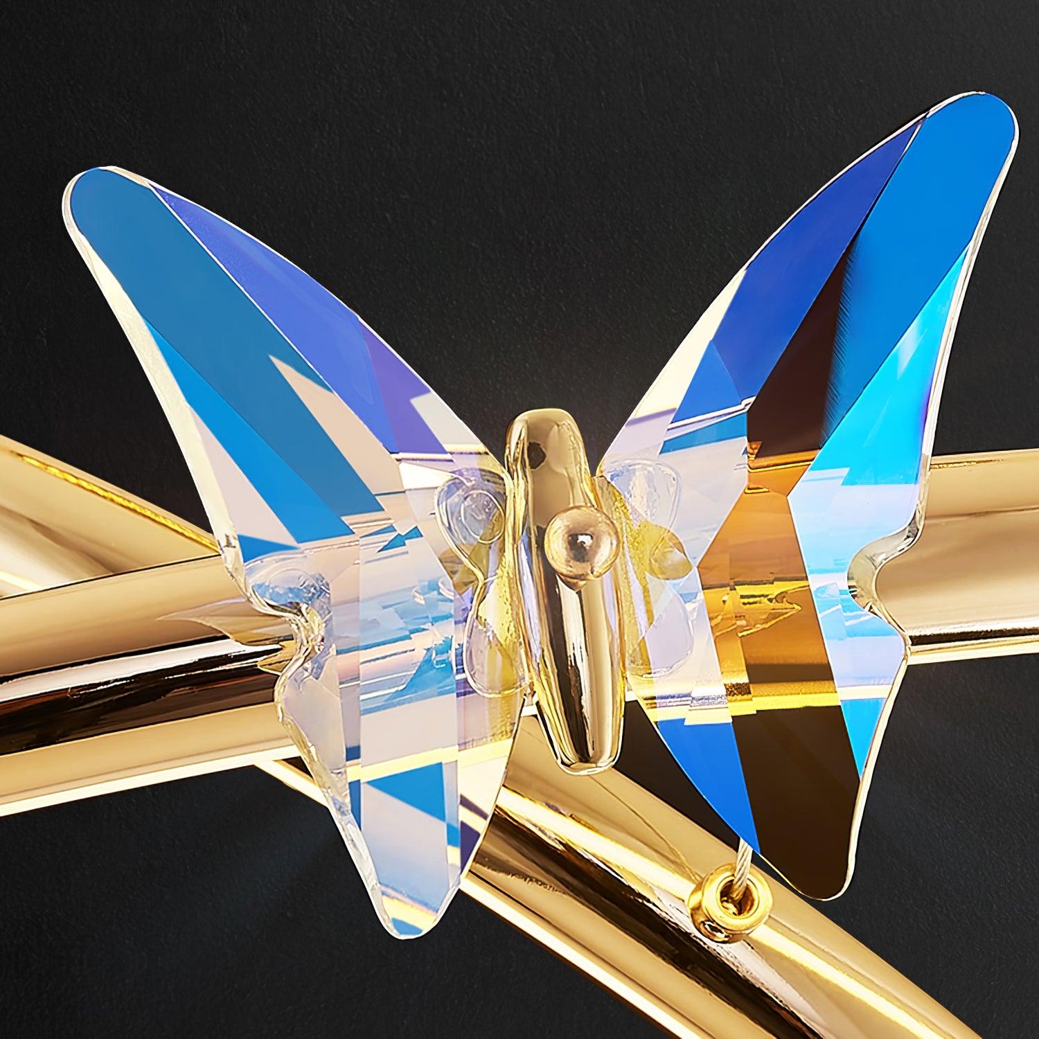 Blue Butterfly Chandelier - Lamp Outdoor