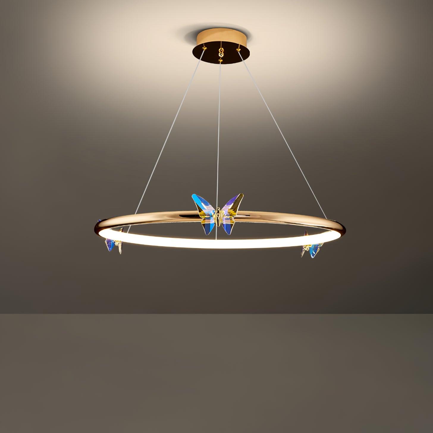 Blue Butterfly Chandelier - Lamp Outdoor
