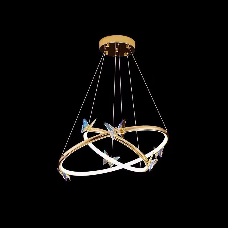 Blue Butterfly Chandelier - Lamp Outdoor
