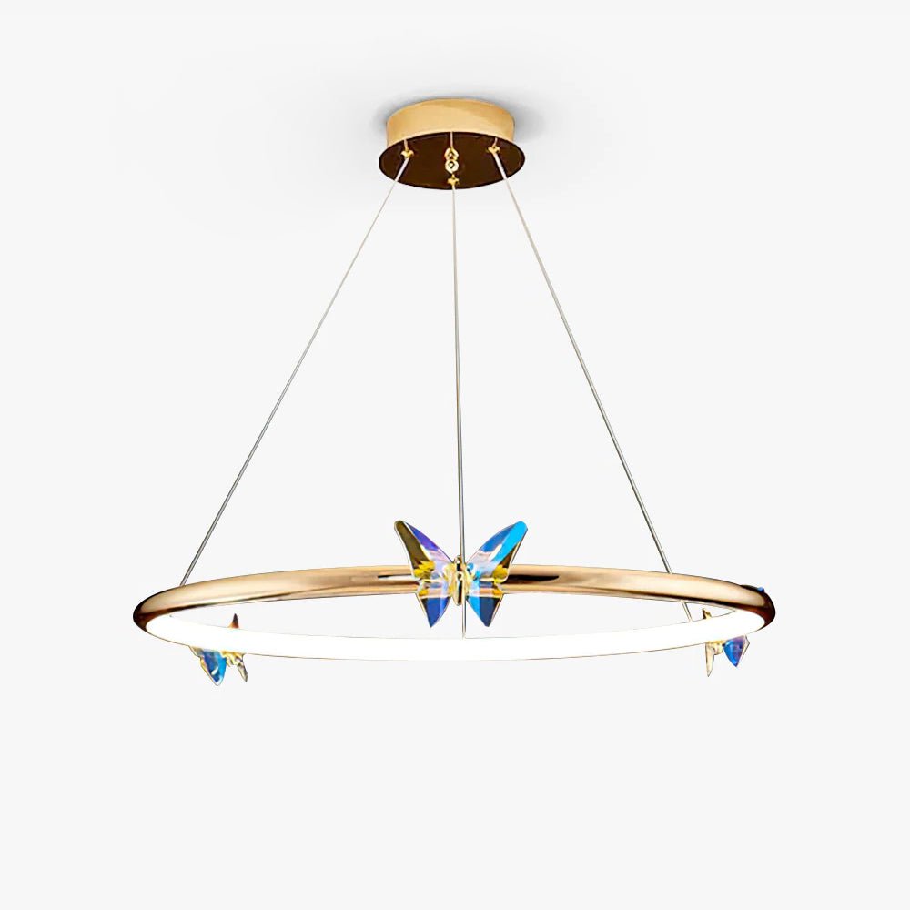 Blue Butterfly Chandelier - Lamp Outdoor