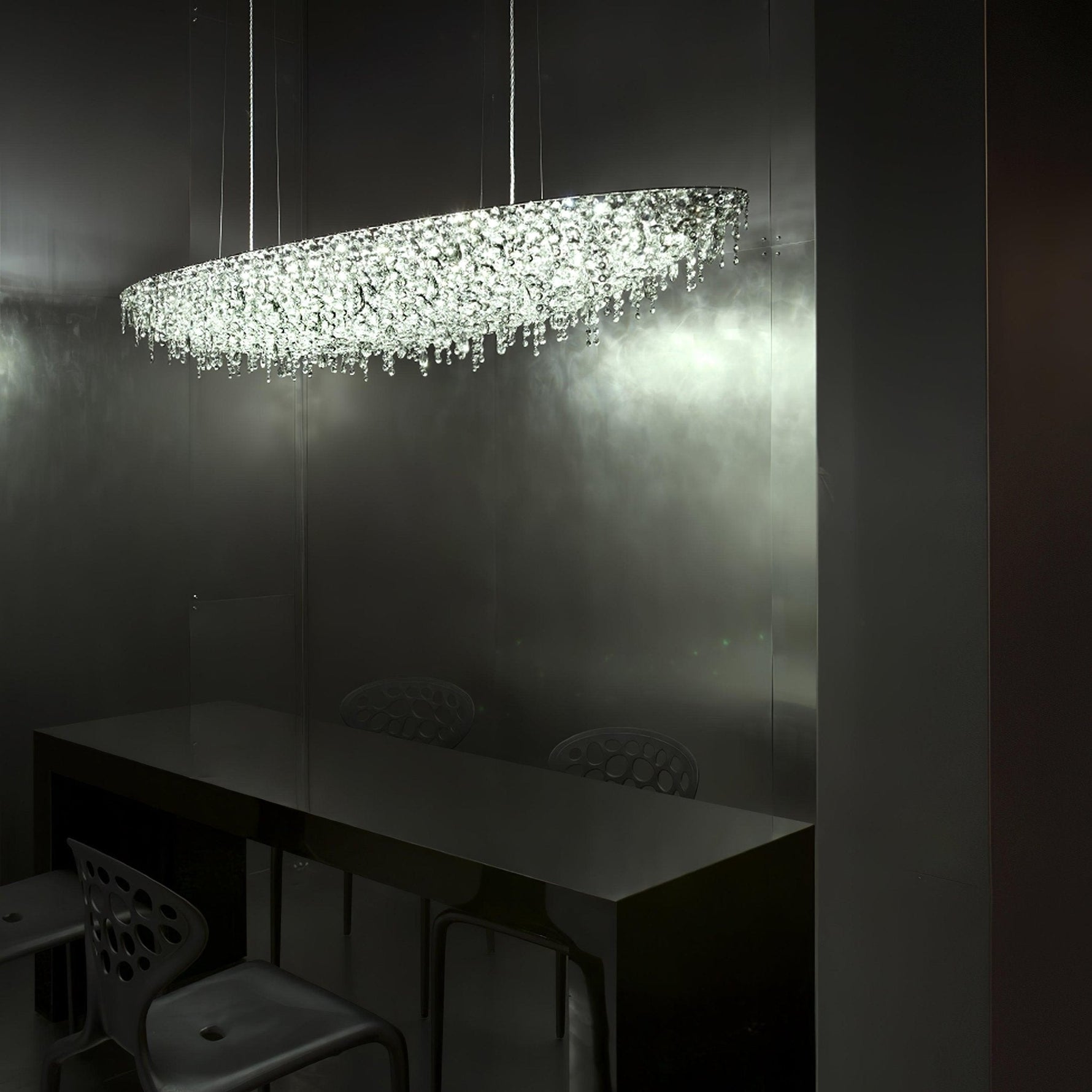 Zoravine Crystal Pendant Light - Lamp Outdoor