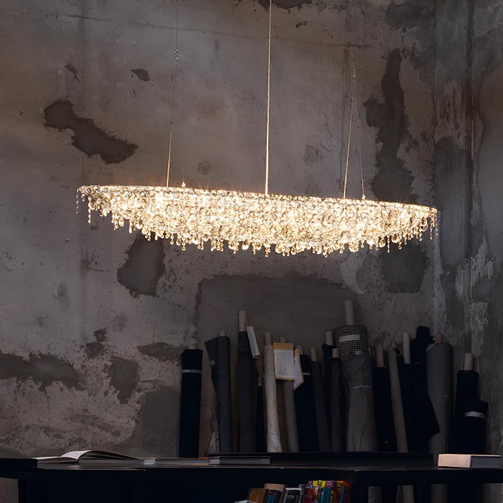 Zoravine Crystal Pendant Light - Lamp Outdoor