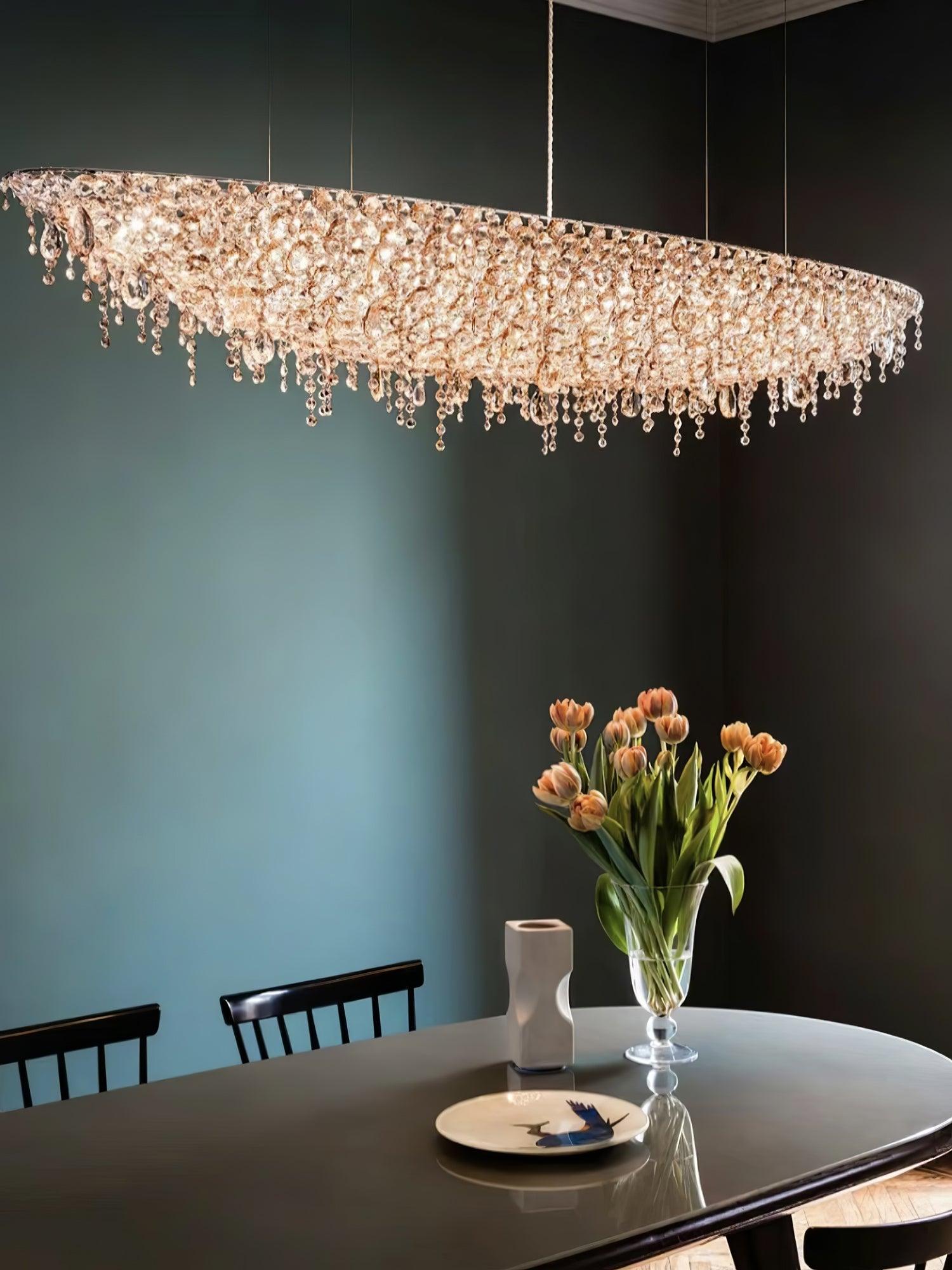 Zoravine Crystal Pendant Light - Lamp Outdoor