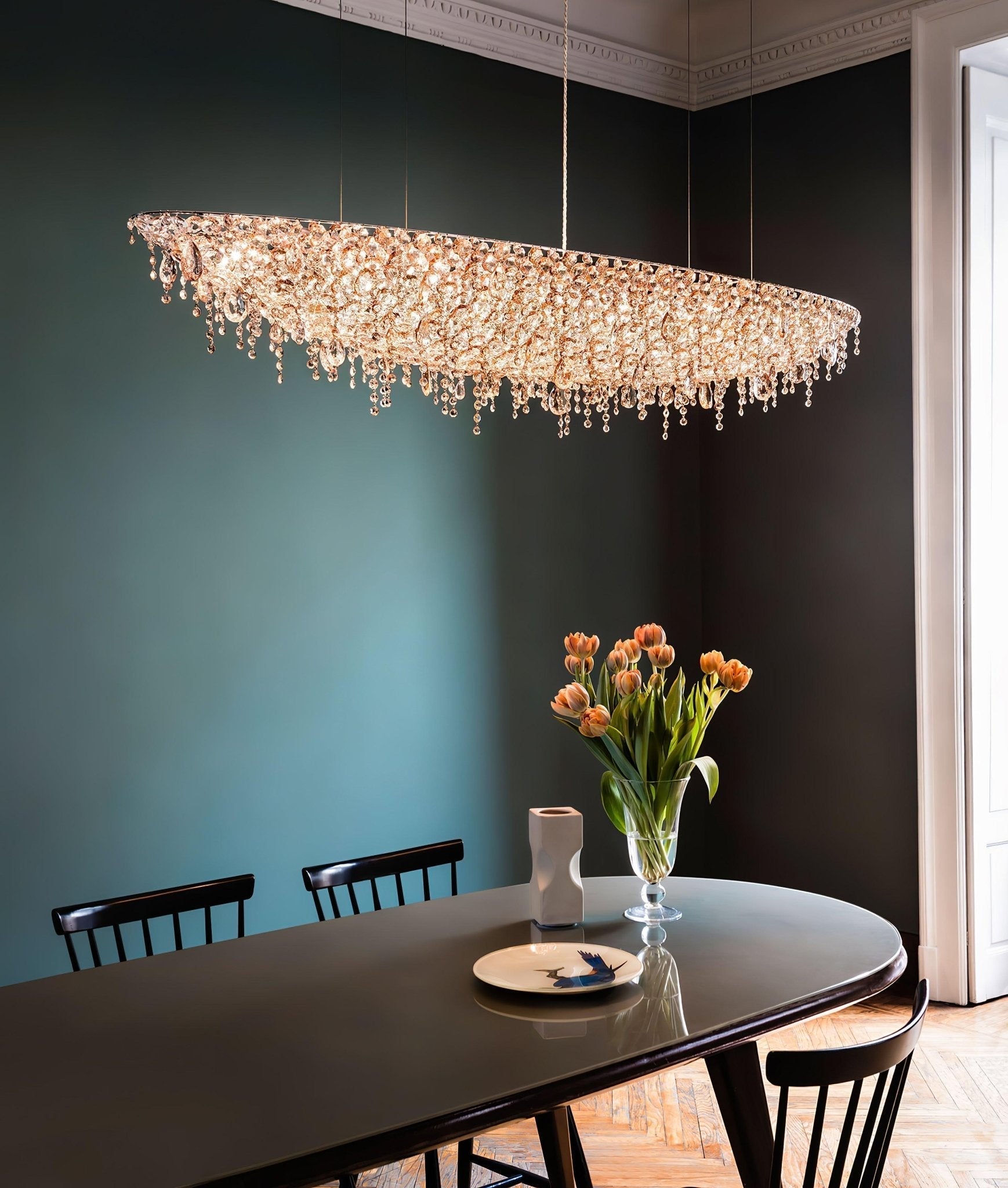 Zoravine Crystal Pendant Light - Lamp Outdoor